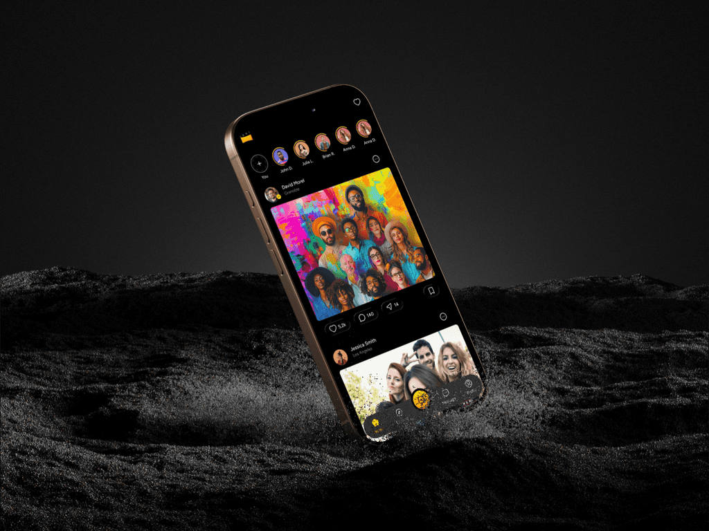 TakeOne home screen on a phone